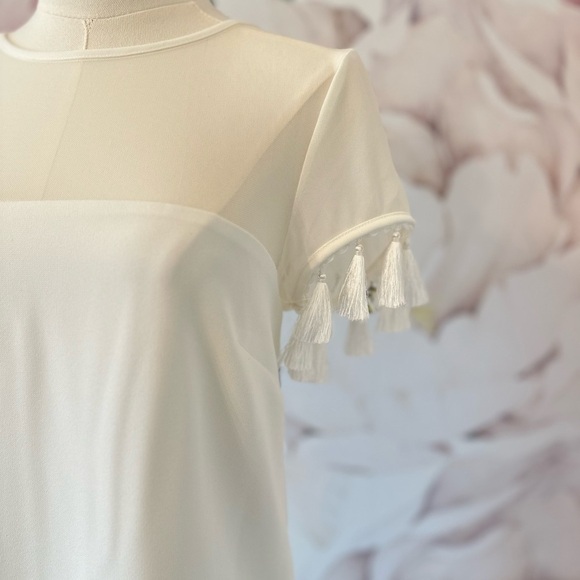 Lulus Iced Latte White Shift Women's Mini Dress XS - Picture 11 of 15